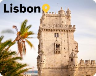 The Belém Tower in Lisbon Portugal